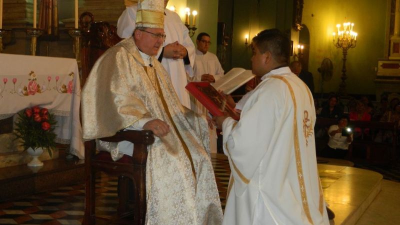 Ordenación diaconal de joven andalgalense