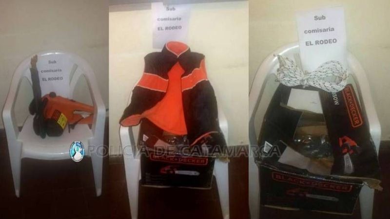 Recuperan elementos robados en El Rodeo