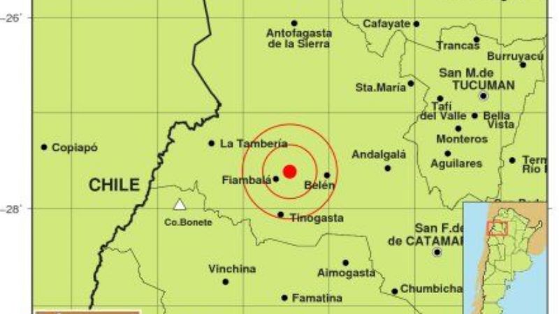 Fuerte temblor en la tarde del domingo