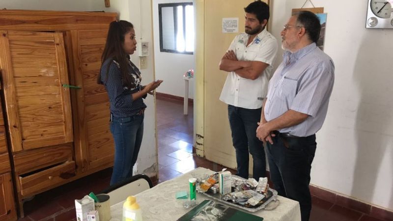 El senador Solá Jais recorrió el Hogar de Ancianos de Belén