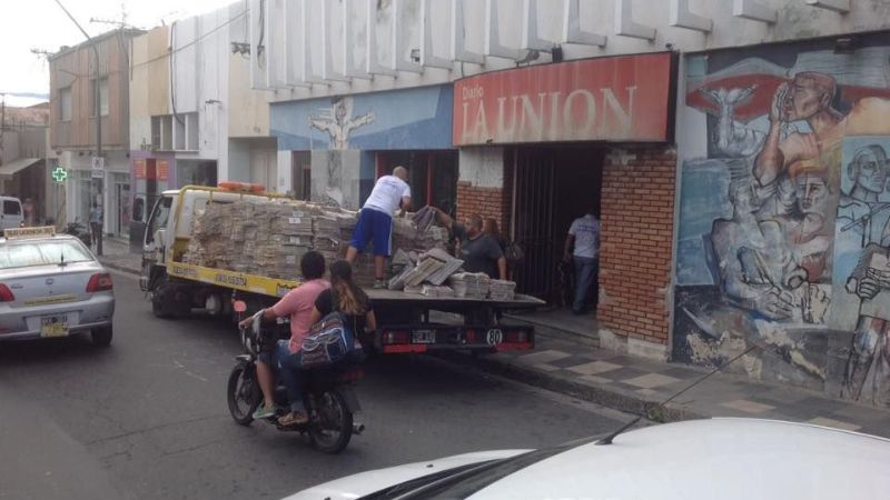 Pasaron por agua el archivo de La Unión