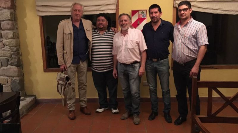 El senador Solá Jais recorrió escuelas de Belén