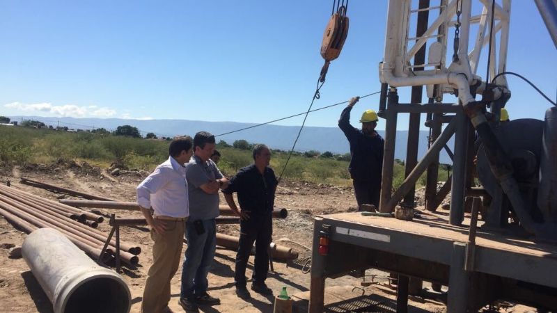 Avanza la perforación para abastecer de agua al Loteo Parque Sur