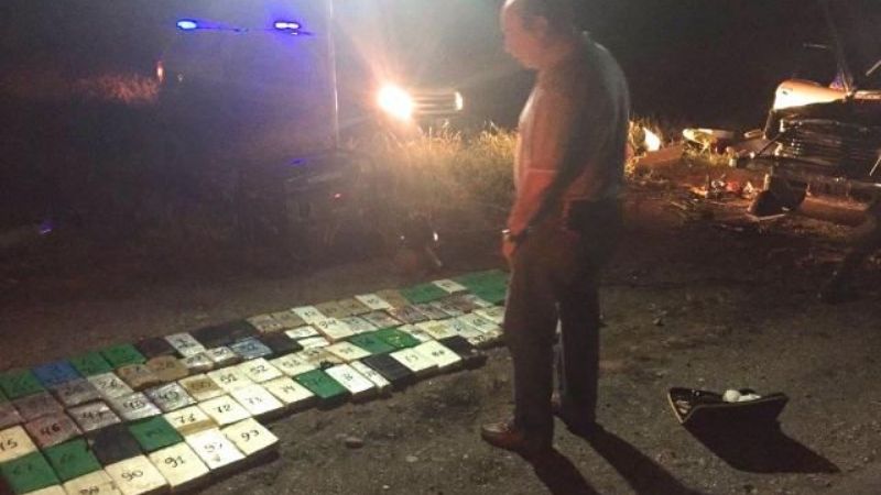 Incautan casi 100 kilos de cocaína en la ruta 38