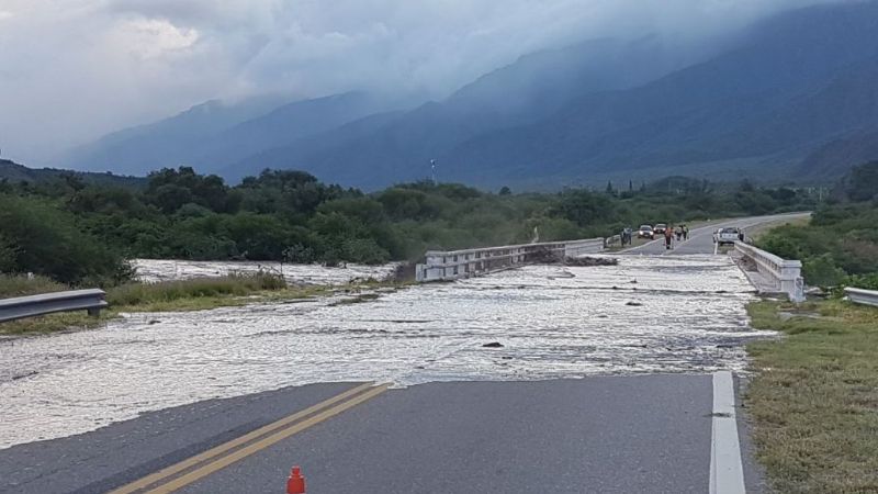 Desbordó el Río Santa Cruz