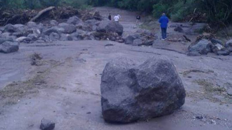 Desbordó el Río Santa Cruz