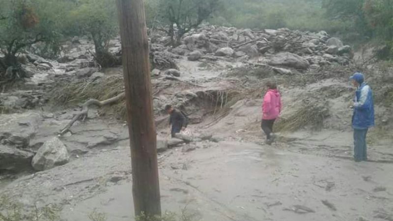 Desbordó el Río Santa Cruz