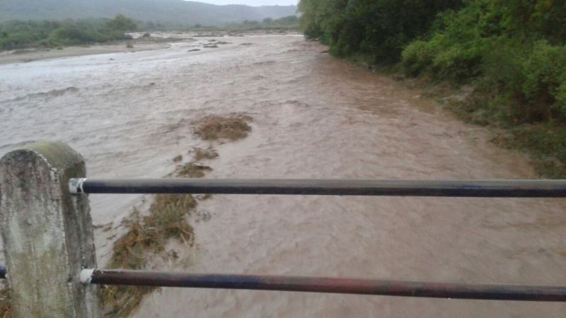 Se desprendió el terraplén del puente de La Merced