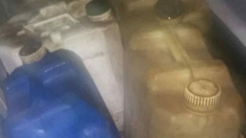 Robó combustible de un auto