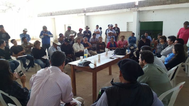 Reuniones con productores regantes de Hualfín y San Fernando