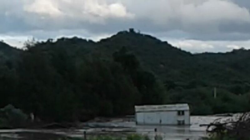 El río se llevó una casilla