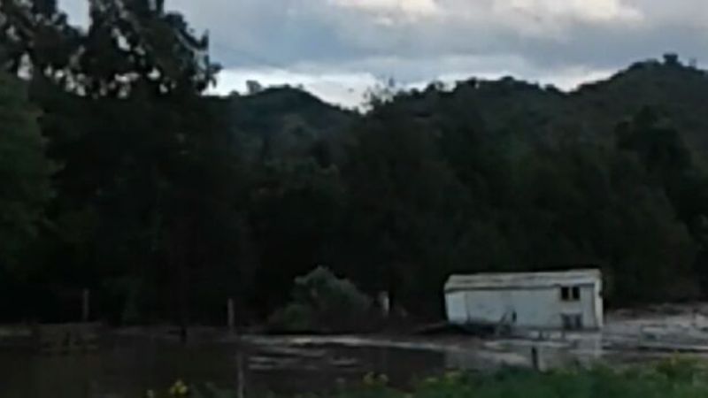 El río se llevó una casilla