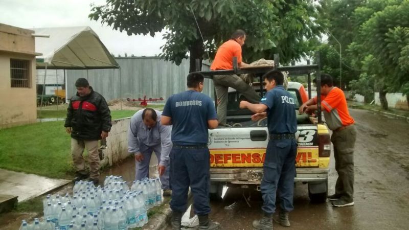 Llega la asistencia a los damnificados