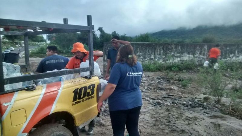 Llega la asistencia a los damnificados