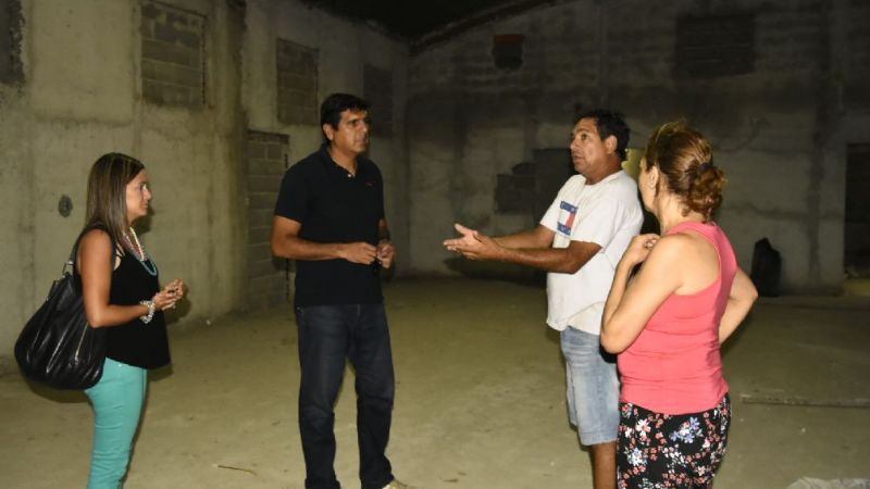Mejoras para el centro vecinal en barrio 9 de Julio
