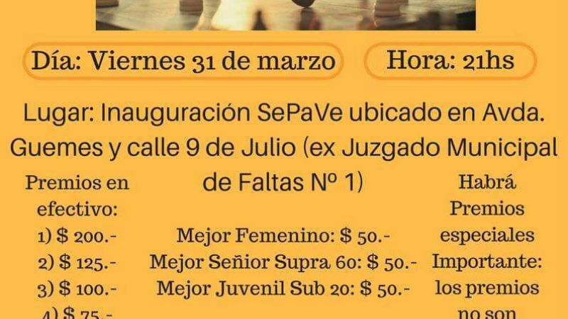 Torneo Abierto de Ajedrez “Blitz”