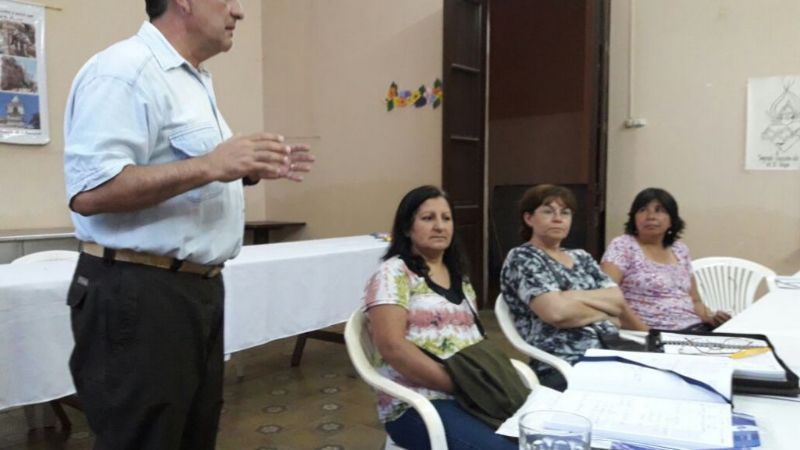 El Consejo de Pastoral con el nuevo párroco de FME