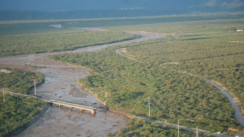 Fotos aéreas del desastre en Valle Viejo
