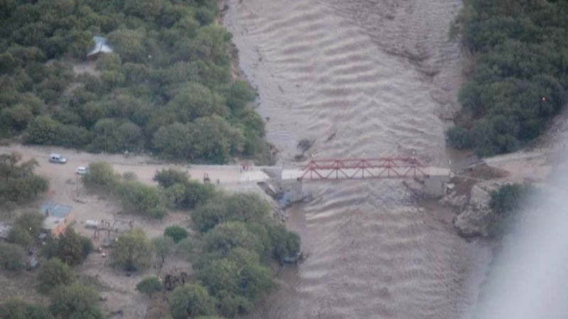 Fotos aéreas del desastre en Valle Viejo