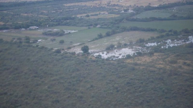 Fotos aéreas del desastre en Valle Viejo