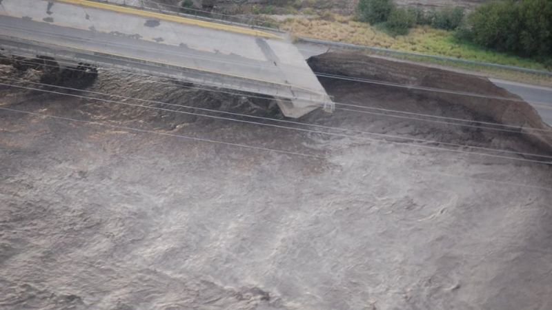 Fotos aéreas del desastre en Valle Viejo