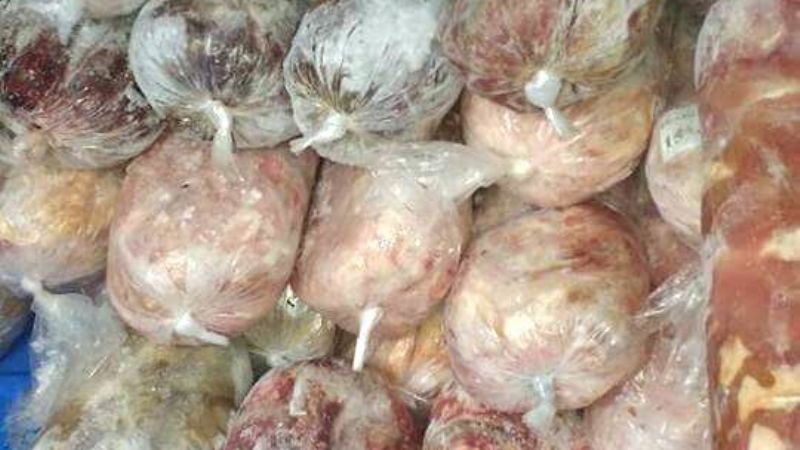 Secuestraron 2300 Kg. de viseras para chacinados