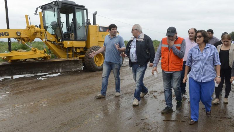 Lucía con el COE en Bañado de Ovanta