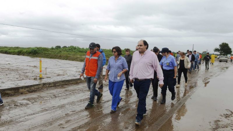 Lucía con el COE en Bañado de Ovanta