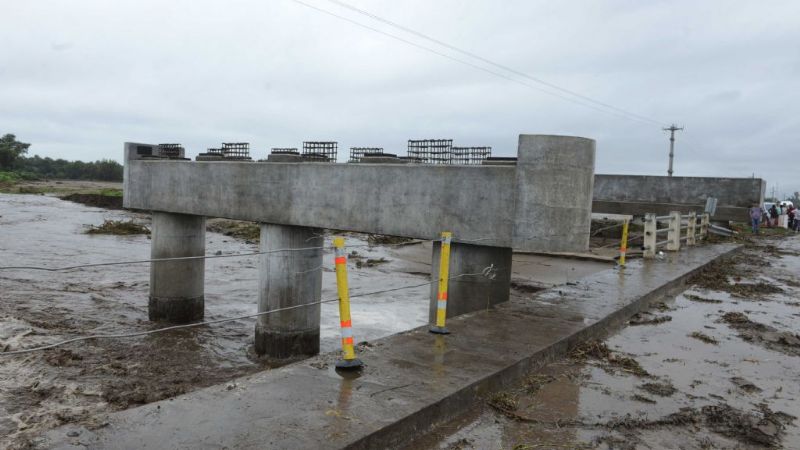 Lucía con el COE en Bañado de Ovanta