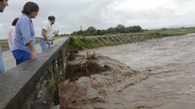 Lucía con el COE en Bañado de Ovanta