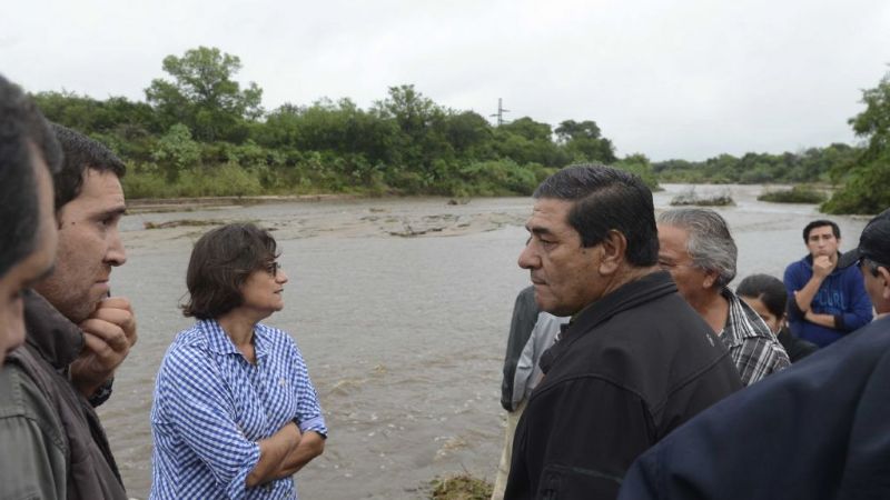 Lucía con el COE en Bañado de Ovanta