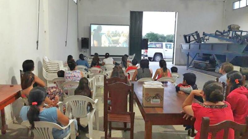 El cine móvil INCAA/Cultura completó intenso periplo en El Alto