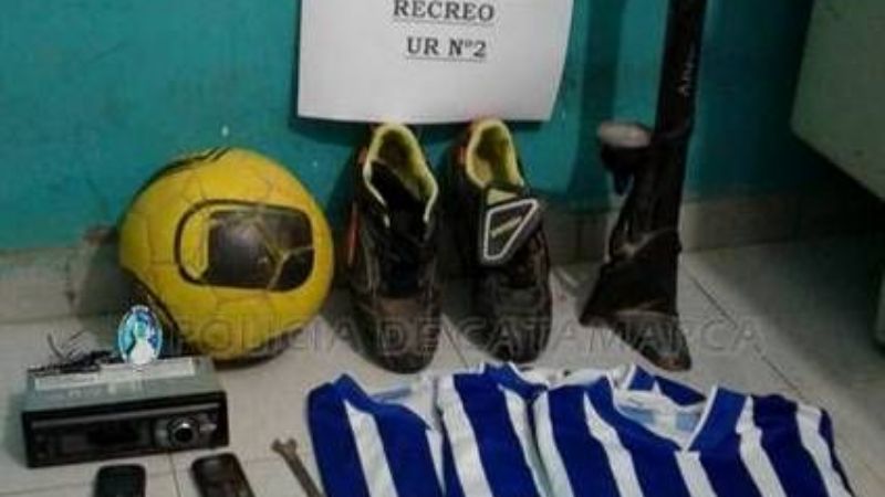 Tres detenidos y recuperan elementos robados en Recreo