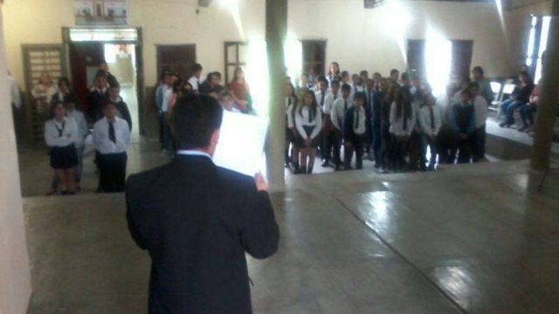 Apertura de ciclo lectivo 2017 en El Alto