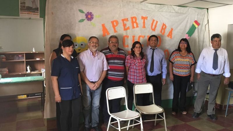 Solá Jais en la inauguración del ciclo 2017 de las escuelas secundarias rurales