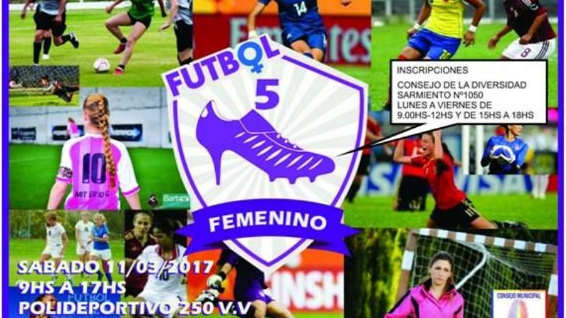 Este sábado, Campeonato de Fútbol Femenino en el “Poli 250”