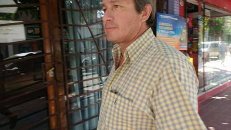 Así llegaba el ex intendente Carrizo