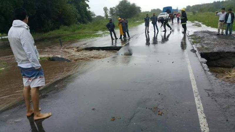 Se hundió la ruta 38 en Tucumán
