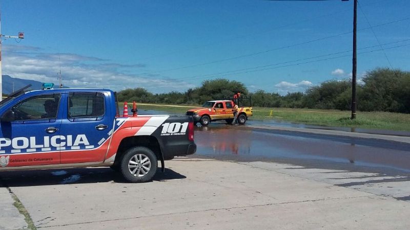 Cortan el tránsito en la Ruta 33 por fuerte crecida del Río Santa Cruz