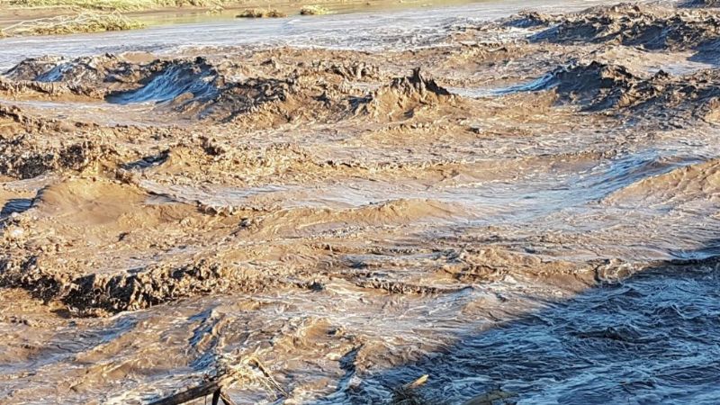 Alerta amarilla en el puente de la Ruta Nacional N°38