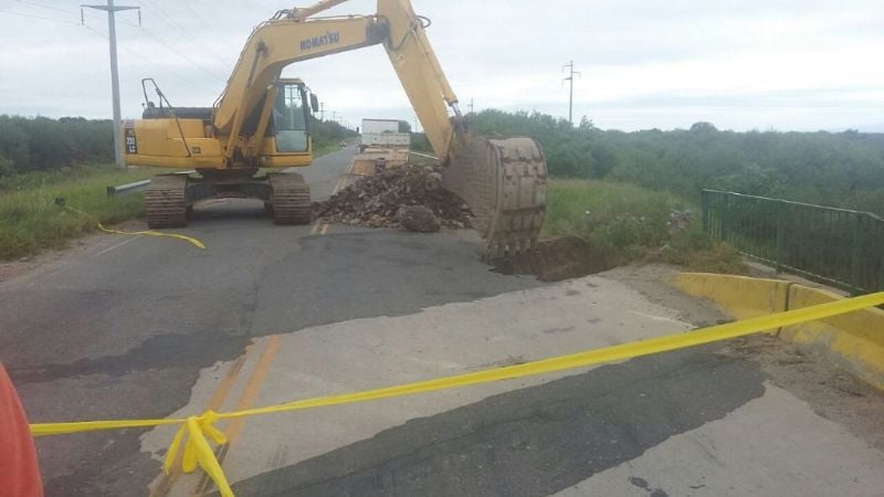 Sigue intransitable la ruta 33