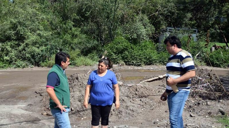Así llegó el agua al camping de Las Pirquitas