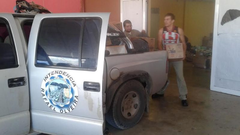 Donaciones del Cine y Peñas Solidarias a Los Altos y Huillapima