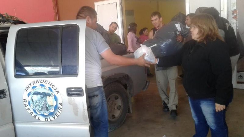 Donaciones del Cine y Peñas Solidarias a Los Altos y Huillapima