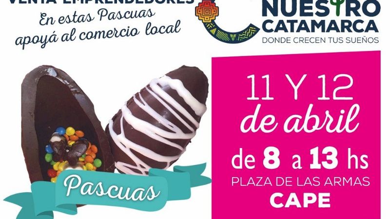 Emprendedores ofrecerán productos artesanales para Pascuas