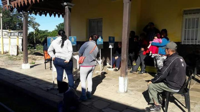 El Tren Solidario ya atiende en San Antonio de La Paz