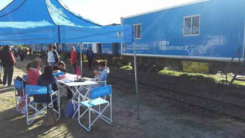 El Tren Solidario ya atiende en San Antonio de La Paz
