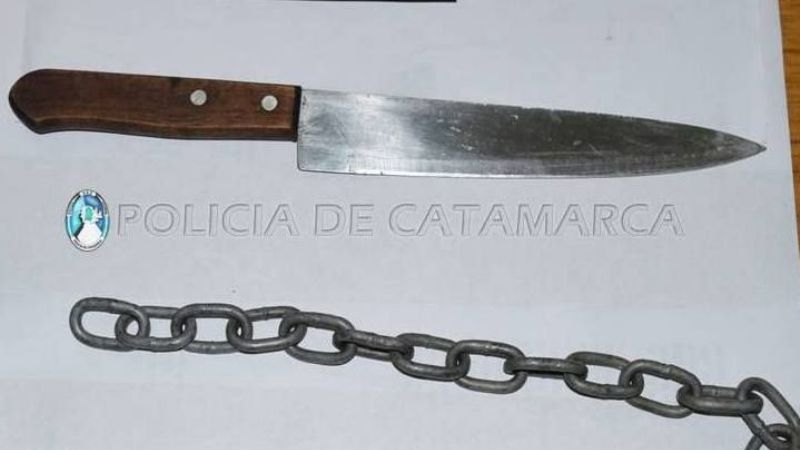 Detienen a una mujer violenta