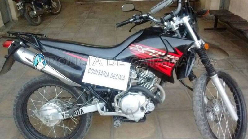 Recuperan una moto robada