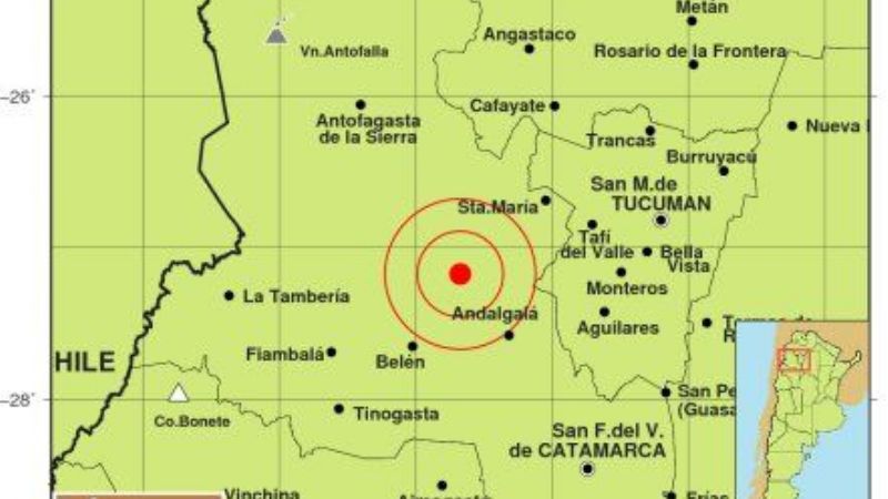 Leve temblor en el Oeste